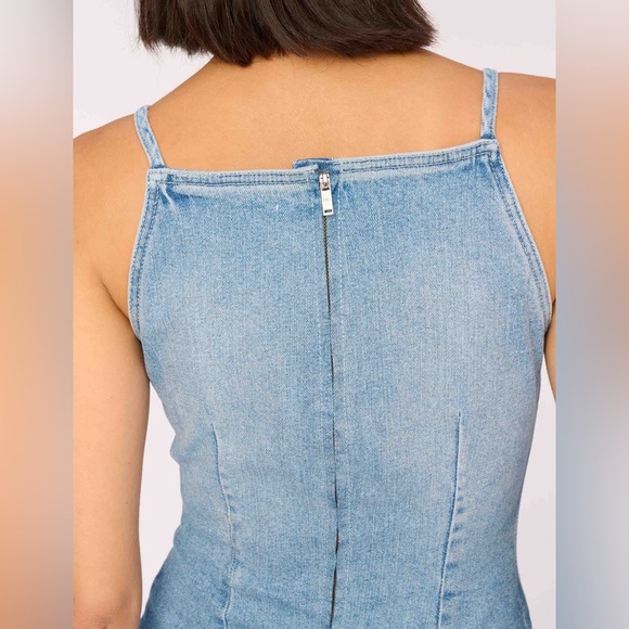 DL1961 Esme Denim Midi Apron Dress - Picture 7 of 16